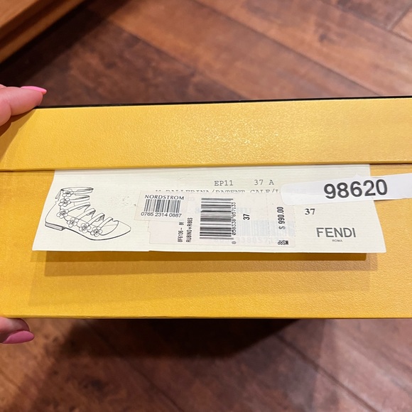 Authentic Fendi caged flats in perfect condition - Picture 7 of 8